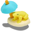 3D-bergochflod-groda Jibbitz™-berlocker