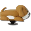 3D Dog with Paws Jibbitz-berlocker