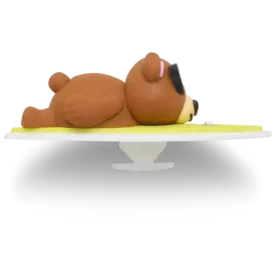 3D-Jibbitz™-berlocker med surfande björn 3D-Jibbitz™-berlocker med surfande björn