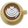 3D-kaffekopp Jibbitz™-berlocker