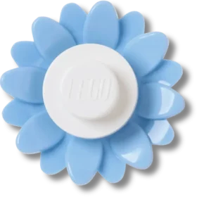 4Lw Blå blomma Jibbitz™-berlocker
