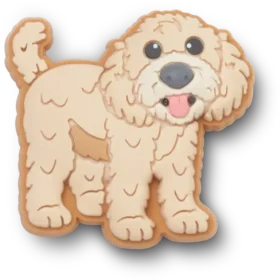 ”B’golden Doodle Puppy Jibbitz”-skoberlocker ”B’golden Doodle Puppy Jibbitz”-skoberlocker