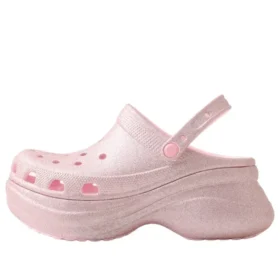 Bae Glitter Clog ”Pink Milk”