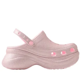 Bae Glitter Clog ”Pink Milk”