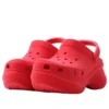 Bae Velvet Clogs ”Digital Raspberry”