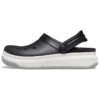 band Full Force sandaler med tjock sula, svart/vit, unisex