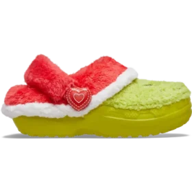 Barnmodell The Grinch Classic Lined Clog – Crocs
