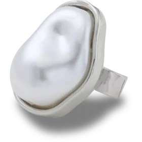 Baroque Drop Pearlsandalccharm Jibbitz™-berlocker