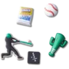 Baseball Team 5-pack Jibbitz-berlocker