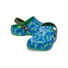 Baya Clogs med tryck ”Blue Bolt Multi”