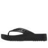 Baya-flip-flops med plattform och utskurna detaljer ”Svart”