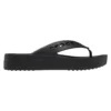 Baya-flip-flops med plattform och utskurna detaljer ”Svart”