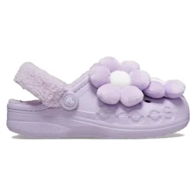 Baya Fuzz-Lined Strap Singles Day ”Purple White”