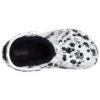 Baya Lined Clog, fleecefoder, unisex, vita och grå tofflor ”White Grey”