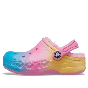 Baya Lined Clog med tryck och foder ”Pink Lemonade Multi”