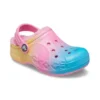 Baya Lined Clog med tryck och foder ”Pink Lemonade Multi”
