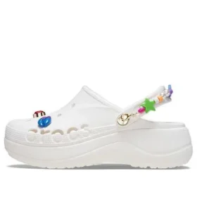 Baya Midsummer Platform Clogs ”White Pink”