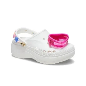 Baya Midsummer Platform Clogs ”White Pink”