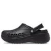 Baya Platform Lined Clog Sandals ”Black”