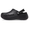 Baya Platform Lined Clog Sandals ”Black”