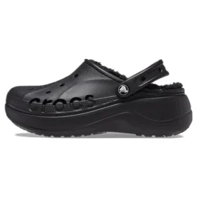 Baya Platform Lined Clog Sandals ”Black”