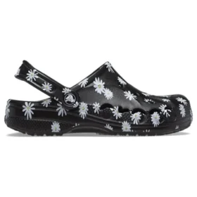 Baya Seasonal Printed Clogs ”Black Daisy”