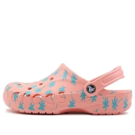 Baya säsongsbetonade Clogs med tryck ”Pink Blue”