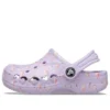 Baya säsongsbetonade Clogs med tryck ”Purple”