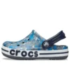 Bayaband Clogs med tryck ”Blue Grey”