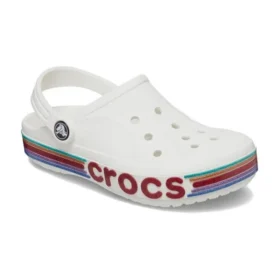 Bayaband Rainbow Glitter Clogs ”White Red”