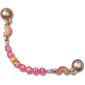 Be Happy Chain Jibbitz™-berlocker