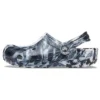 Beach Marbled Unisex svarta och vita Sandaler ”Black White”