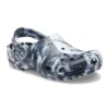 Beach Marbled Unisex svarta och vita Sandaler ”Black White”