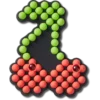 Beaded Cherry Jibbitz™-berlocker