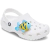 Blå och guldfärgade Sparkle Fish Jibbitz™-berlocker