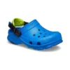 Blå sandaler med platt klack