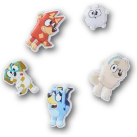 Bluey 5-pack Jibbitz-berlocker