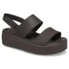 Brooklyn Croco Low Espresso Sandal ”Brown”