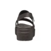 Brooklyn Croco Low Espresso Sandal ”Brown”
