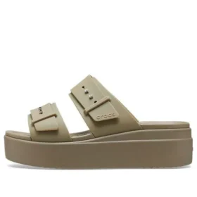 Brooklyn Low Wedge Sandal ”Beige”