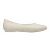 Brooklyn spetsiga platta skor ”Cream White”