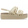 Brooklyn Strappy Low Wedge ”Bone”