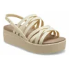 Brooklyn Strappy Low Wedge ”Bone”