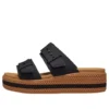 Brooklyn Woven Buckle Sandaler ”Black Brown”