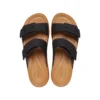 Brooklyn Woven Buckle Sandaler ”Black Brown”