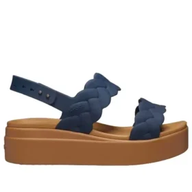Brooklyn Woven Wedge Sandaler ”Blue Brown”