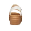 Brooklyn Woven Wedge Sandaler ”White Brown”