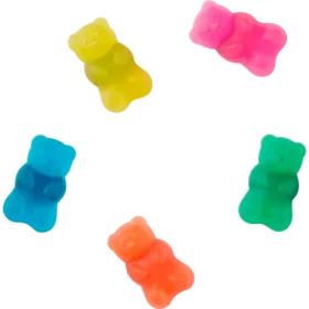 Candy Bear 5-pack Jibbitz-skoberlocker