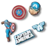 Captain America 5-pack Jibbitz-berlocker