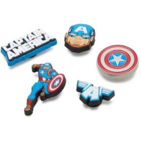 Captain America 5-pack Jibbitz-berlocker